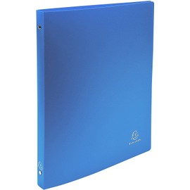 Exacompta A4 Flexible Polypropylene Slim Ring Binder 2-Ring 20mm Spine - Pack of 5 Assorted Colours