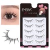 False Eyelashes, Cartoon Type False Eyelashes, EMEDA Transparent Axis Handmade,