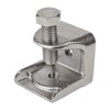 Beam Clamp, 3/8 In., Brite, 1-1/2 In., SS