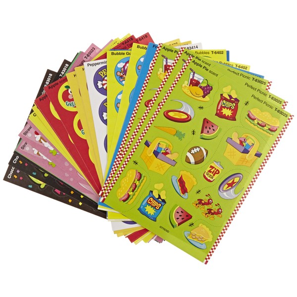Trend Enterprises Scratch n Sniff Stinky Stickers - Set of 480 - Sweet Scents