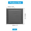 PATIKIL 12x12" Gable Vent Cover, Exterior Wall Outlet Vent Cover