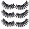 3D Eyelashes Wispy Lashes Extensions 5 Pairs Pack Dramatic Long