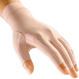 FREETOO Support Arthritis Gloves Women Men, Fingerless Compression Gloves with Grip for Sleeping Work, Orthopedic Hand and Finger Support Gloves for Carpal Tunnel, Swelling, Rheumatism, Tendinitis