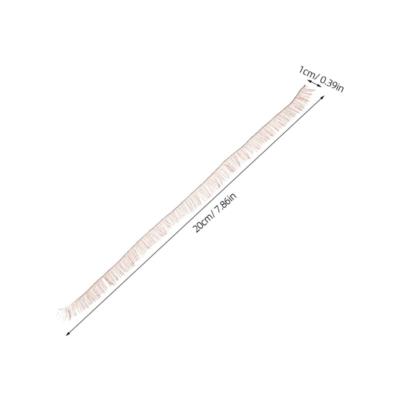 FELTECHELECTR 6pcs Natural False Eyelashes for Dolls Replacement Strips for