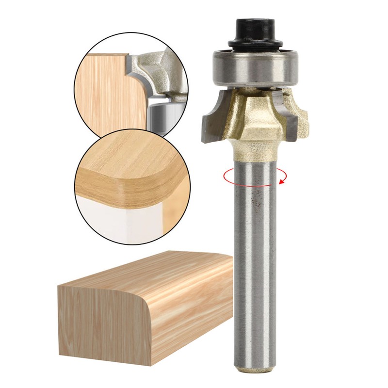 Round Over Router Bit Roundover Edge Forming Woodworking Cutter Tool