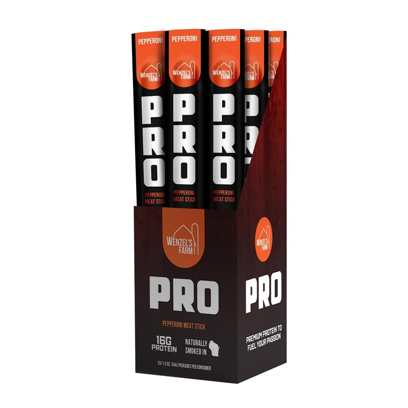 Wenzel's Farm PRO Snack Sticks - Naturally Smoked, Handcrafted with