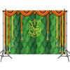 Indian Carnival Backdrop 7x5ft Banana Leaf Green Chatiya Ganesh Photography