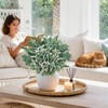 360 Pcs 7 Kinds Mixed Artificial Eucalyptus Greenery Stems Bulk