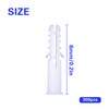 300Pcs S4 (4mm) Expansion Anchor Kit with 6mm Drill Bit