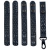 TAFTACFR Basketweave Duty Belt Keeper with Double Snaps(Set of 4)