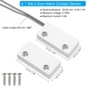 PATIKIL Security Rolling Door Contact, 0-100V/0.5Amp Magnetic Reed Switch Alarm