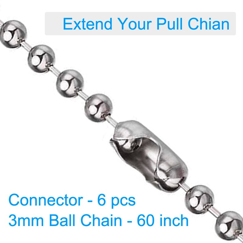 Ceiling Fan Pull Chain, 60 Inch Pull Chain Extension for