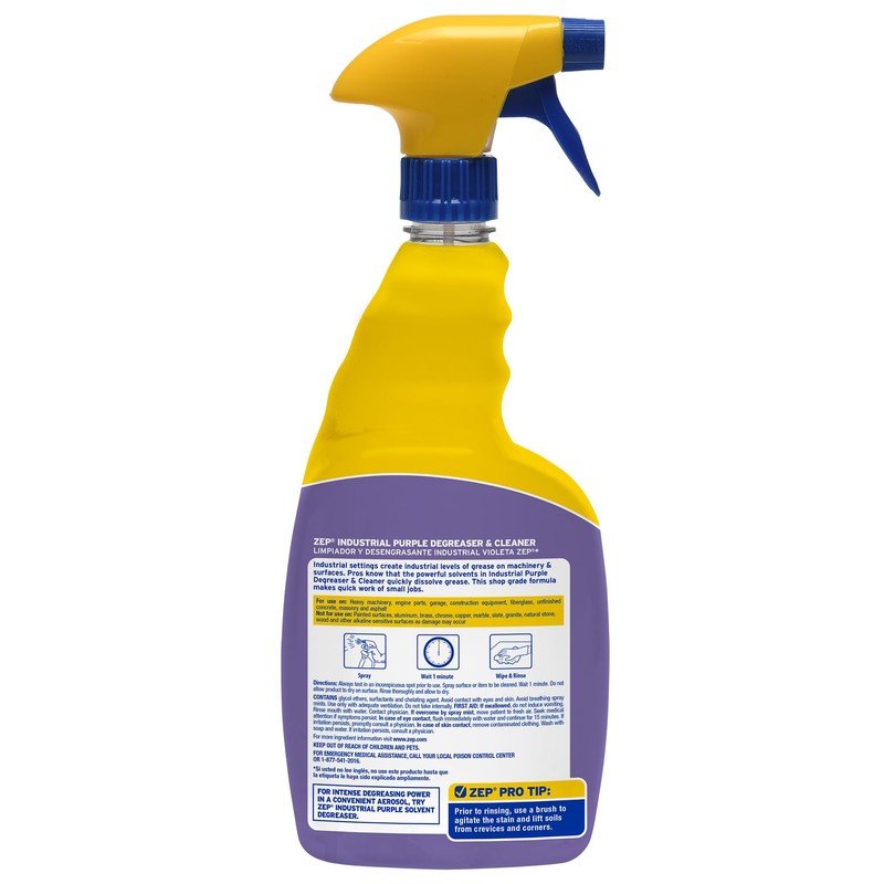 Zep Industrial Purple Cleaner and Degreaser Concentrate - 32 Ounce