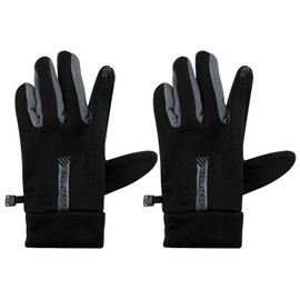 Bojueshaw Men's Winter Touchscreen Sports Gloves – Waterproof, Anti-Slip, Warm Cycling Gloves for Outdoor Activities, Cold Weather Protection with Touchscreen Capability(Black)