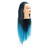 Hair Mannequin Head Colorful Hair Braiding Practice Hairdressing Mannequin Head