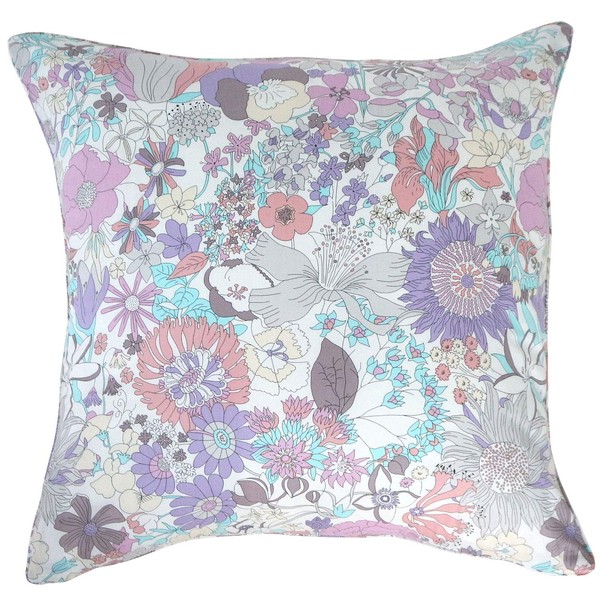 DDintex Floret LONDON Cushion Cover Sixty Purple 45x45cm [With Liberty