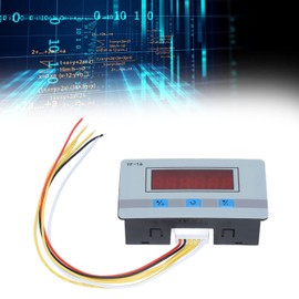Natudeco Digital Counter 1‑999999 Auto Detection Tally Digital Display Counter Digital Counter Gauge 5‑24V YF‑16 for Industrial Control Electronics