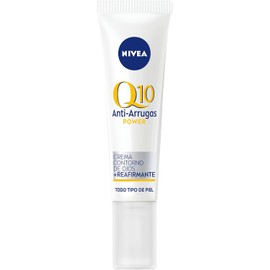 NIVEA Crema Reafirmante para el Contorno de Ojos Q10 (15 ml) - Tratamiento Antiarrugas, Estimula la Generación de Colágeno y Reduce las Líneas de Expresión - Ideal para Todo Tipo de Piel