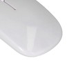 Wireless Mouse Rechargeable DualMode 2.4G Ergonomic Mute Optical Computer Accessories(White