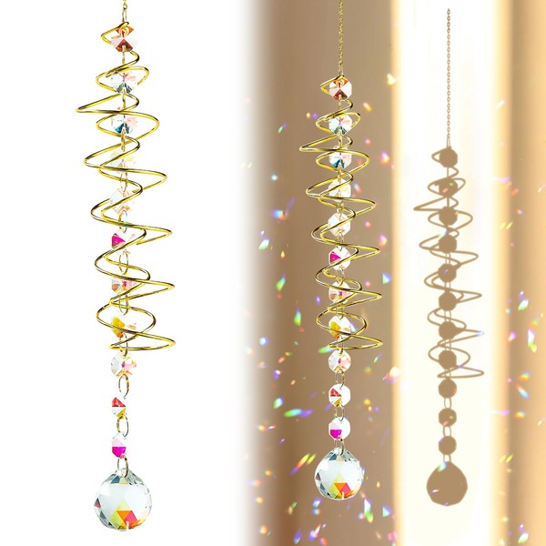 Alovez Sun Catcher Wind Chime with View of Ball Spiral