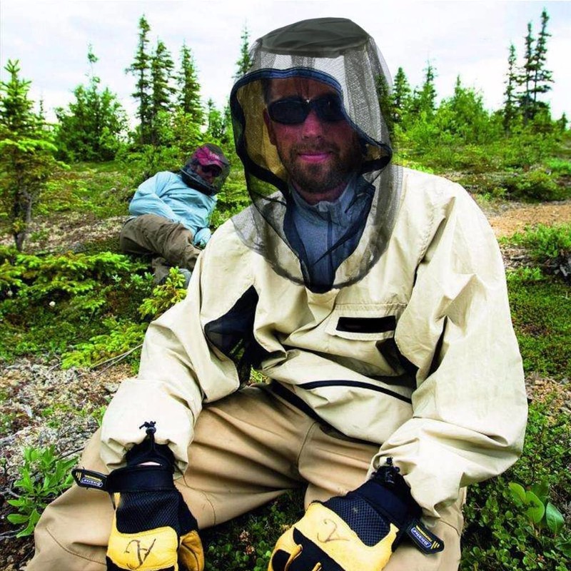 1pcs Mosquito Fly Head Net Mesh Hat Face Protect Bee