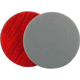 Starcke Premium Clearcoat Foam Hook & Loop Finishing Discs 3000 Grit Aluminum Oxide - Wet Sanding Clearcoat for Buffing (10, 6 Inch - 1/8" Thick)