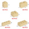 Q-BRICK QBBOX-094-BX300 Stud Building Blocks'' Brick Box, Multi Colour