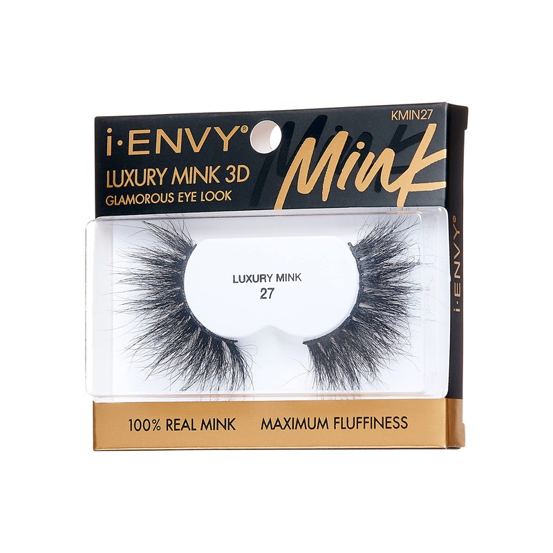 i-ENVY False Lashes Luxury Mink Collection Eyelashes 100% Real Mink