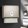 Wall-mounted Bathroom Tissue Dispenser Tissue Box Holder for Multifold Paper