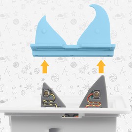 Toniebox Replacement Ears and Replacement Cable with Screwdriver, Cable Replacement, Replacement Parts for Tonies Volume Button, Pack of 2 (Blue)