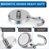 LOVIMAG Magnetic Hooks Heavy Duty, 110 lb Strong Magnetic Hooks