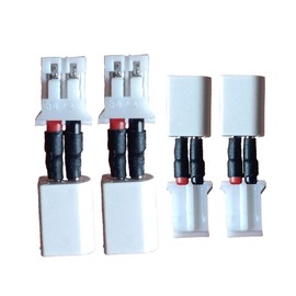 4 PCS Short 1S Hollow Cup Lithium Battery Adapter Cable PH2.0 to BT2.0 Male Female Connector for Betafpv BT2.0 1S Batteries Chargers Tinywhoop Drone Meteor65 Airplane
