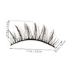 BIUDECO 5pairs Natural Cross False Eyelashes Volume Lashes for Daily