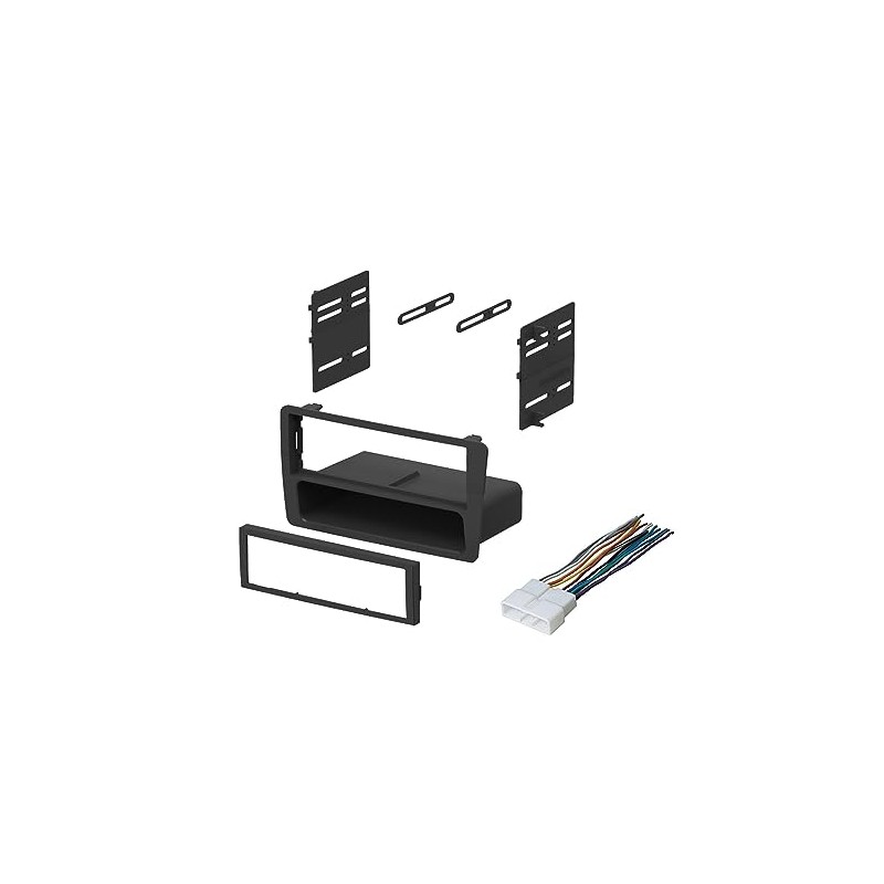 Single DIN Car Stereo Radio Mounting Installation Dash Kit for
