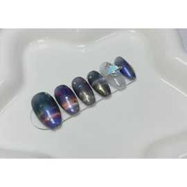 Galaxy Nail - Almond Egg / 갤럭시 네일 - 아몬드 에그