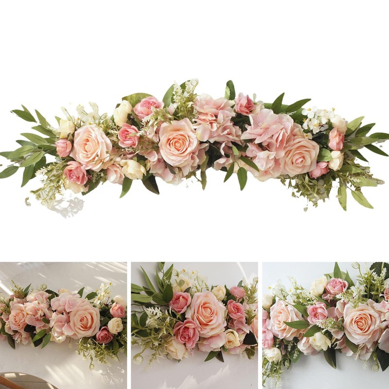 Wedding Arch Flowers | Rustic Flower Swag for Wedding Arch,Artificial