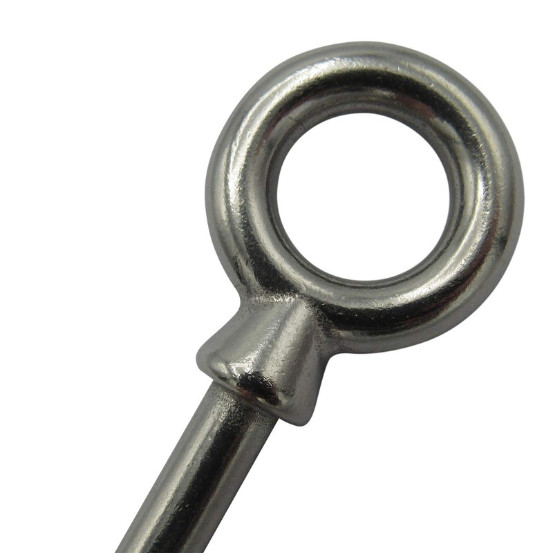 Wood Screw Eye Bolt Stainless Steel 10MM (80MM Shank Eyebolt
