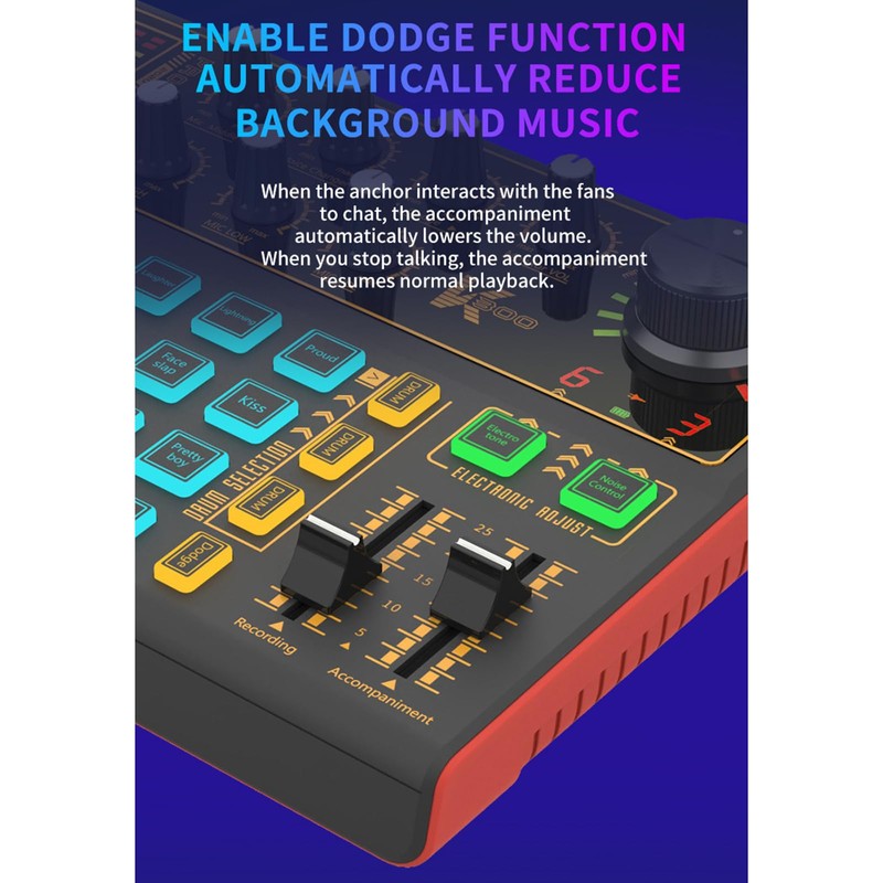 Docooler Sound Mixer Board, Sound Effect Board Set, Streaming Sound