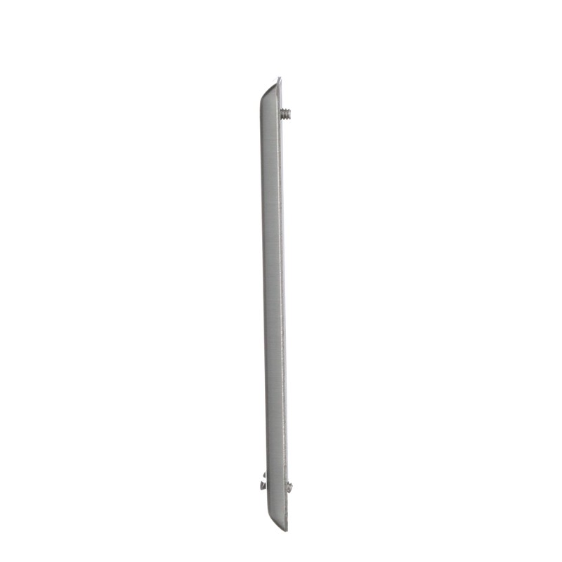 EATON Wiring 93401 Standard Size Stainless Steel 1-Gang Decorator Wallplate,