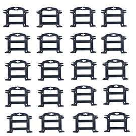 PARACORD PLANET Line Winder Rope Organizer - Prevents Tangles, Knots and Kinks in Your Paracord - Spool Tool for Multiple Uses (Black - 20 Pack)