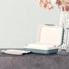 Travel Soap Box with Removable Drainer and Lid, 2 Layers