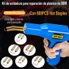 Burkey Soldadora De Plástico Soldador 80w Con Pinzas Y 800