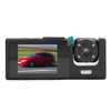Car Traffic Recorder Night Vision 320mAh 3 Lens Front Rear