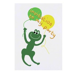 'Invitation To My Party ' Temporary Tattoo - Water Resistant, Skin-Safe, Non-Toxic Transfer (TO00084005)