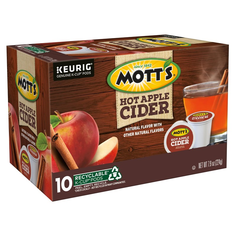 Mott's Hot Apple Cider, 60 Count (6 Packs of 10)