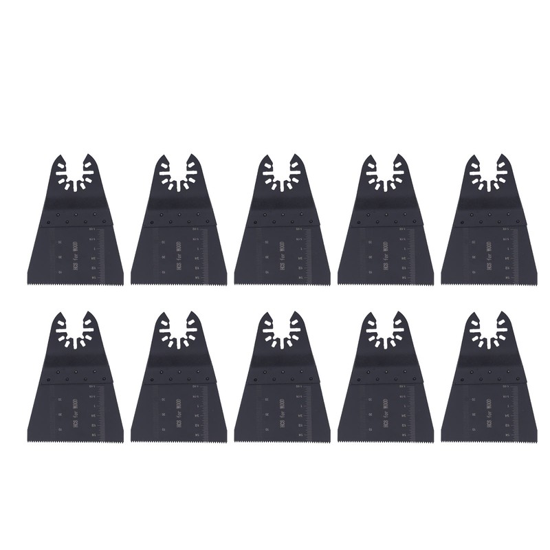 10Pcs Oscillating Tool Blades Universal Saw 65mm Fine Teeth High