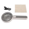 Handheld LED Magnifying Glass Touch Control Rechargeable Portable Illuminated Magnifier