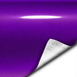 VViViD Ultra Gloss Metallic Purple Air-Release Adhesive Vinyl Pinstripe Tape Roll (2 Inch x 20ft)