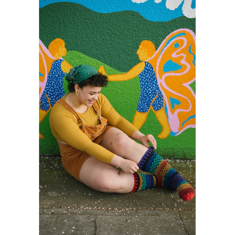 Solmate Socks - Mismatched Knee High Socks, USA Made with