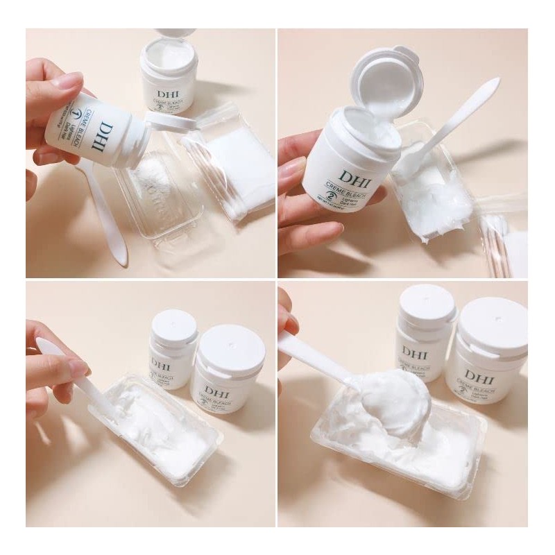 DHI Creme Bleach Mild Original Sensitive Formula Lightens Dark Hair